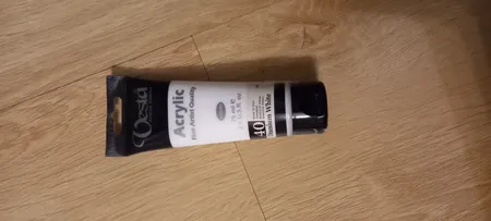 رنگ اکریلیک وستا مدل 40 Titanium White حجم 75 میلی لیتر