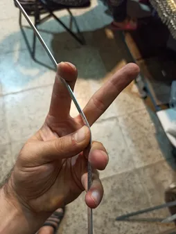 سیخ استیل جگر مدل پیچ دار بسته 6 عددی