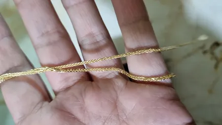 زنجیر طلا 18 عیار زنانه طلای مستجابی مدل میرو  کد Zb45