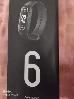 ساعت هوشمند مدل EF MI BAND 6 صفحه نمایش رنگی، شمارش ضربان قلب بند سیلیکونی