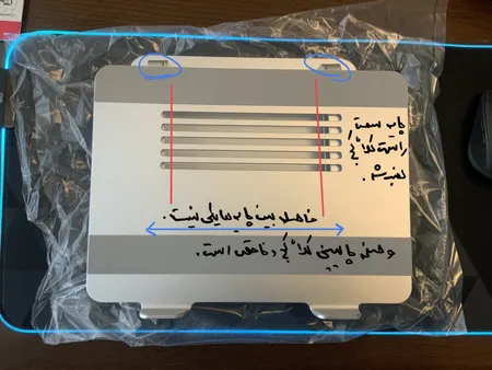 پایه نگهدارنده لپ تاپ نیلکین مدل ProDesk Adjustable