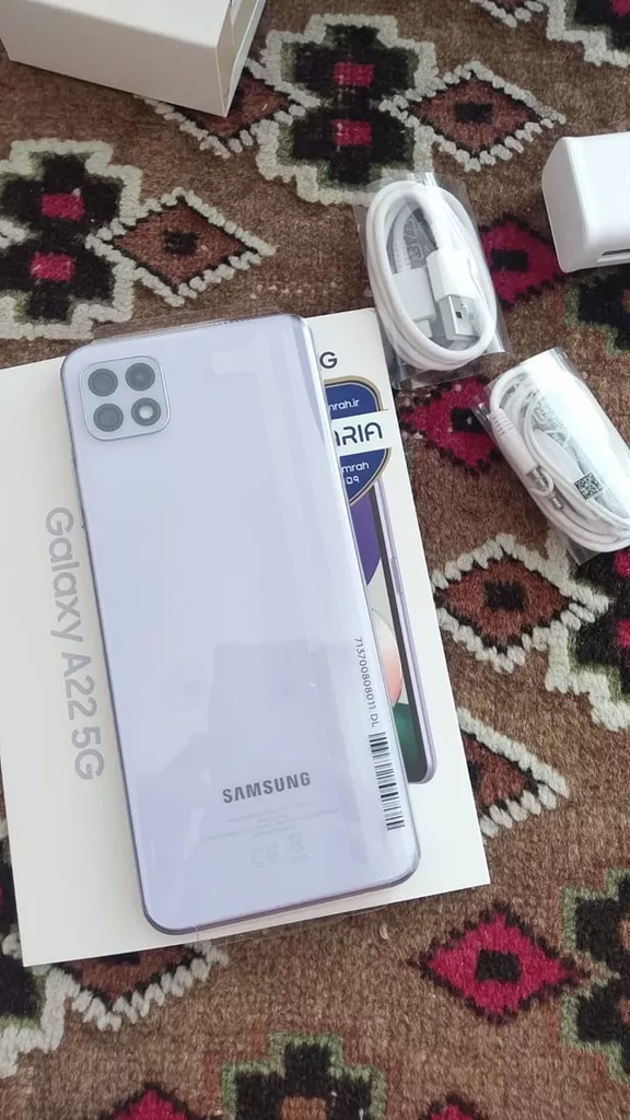 گوشی موبایل سامسونگ مدل Galaxy A22 5G SM-A226B/DSN دو سیم کارت ظرفیت 128 گیگابایت و 4 گیگابایت رم