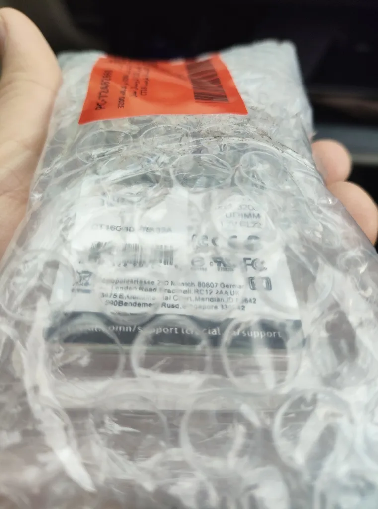 رم لپ تاپ DDR4 دو کاناله 3200 مگاهرتز CL22 کروشیال مدل CT16 ظرفیت 16 گیگابایت