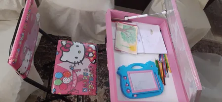 ست میز تحریر و صندلی طرح کیتی