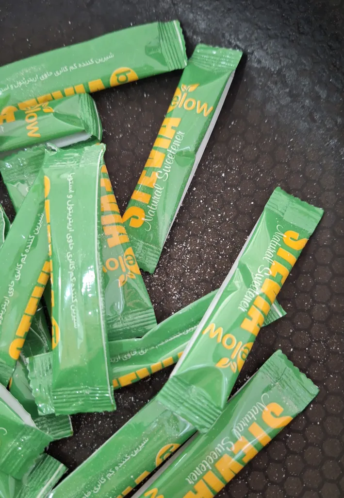 ساشه شیرین کننده اریتریتول و استویا بی لو -  1 گرم بسته 50 عددی