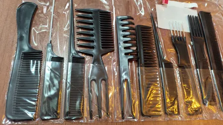 شانه مو کد 01 مجموعه 10 عددی