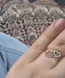 تجریه خرید انگشتر طلا 18 عیار زنانه بان گالری مدل والنتین