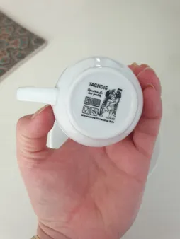 ست فنجان و نعلبکی 12 پارچه شرکت صنایع چینی تقدیس مدل RL60