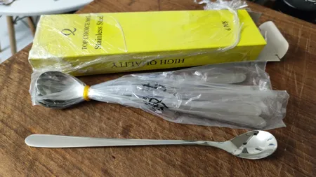 قاشق شربت خوری مدل دونا بسته 6 عددی