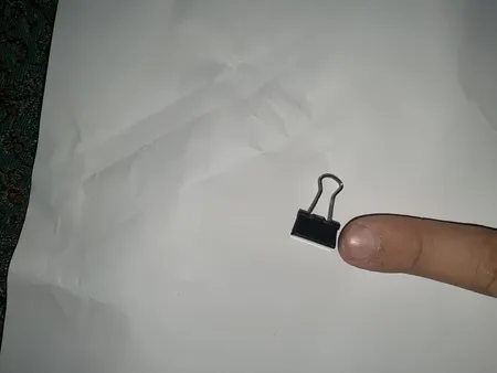 گیره کاغذ دینگ لی مدل DL.0006 سایز 15 میلی متر بسته 12 عددی