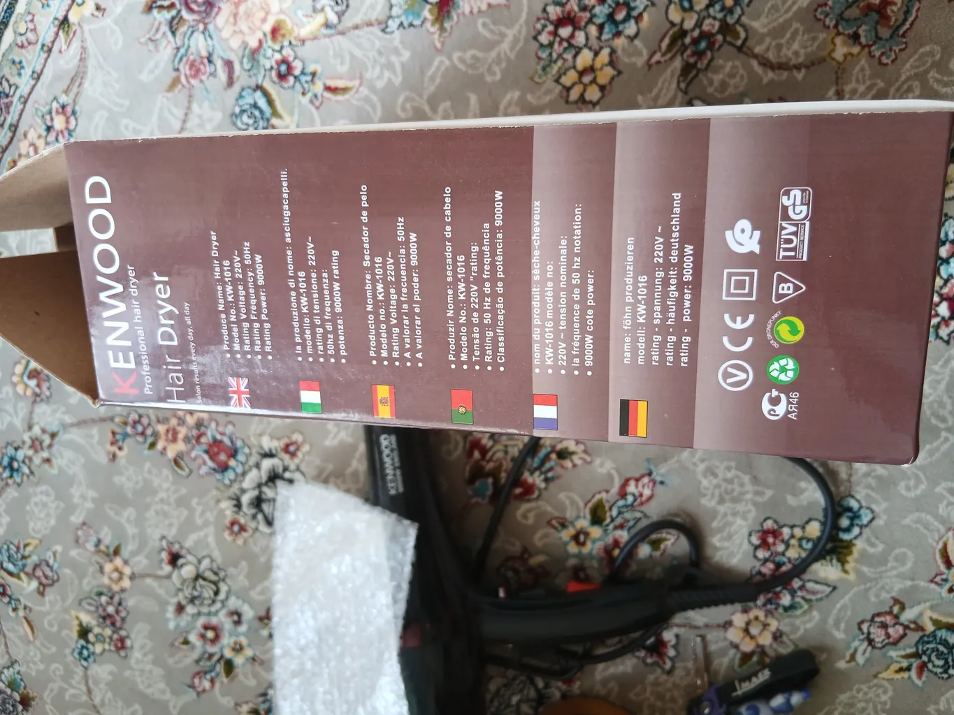 سشوار حرفه ای کنوود مدل KW-1016 سشوار حرفه ای کنوود مدل KW-1016