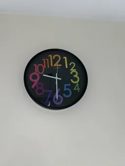 ساعت دیواری سال بردز طرح عدد رنگی