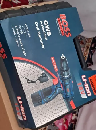 پیچ گوشتی شارژی باس مدل  new-Li-ion 18v مجموعه 28 عددی