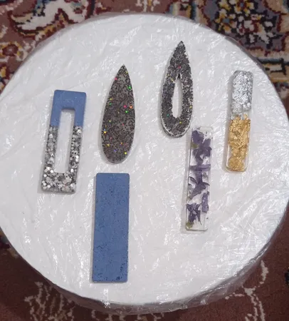 قالب رزین مدل گیره مو طرح کلاسیک کد SIM1