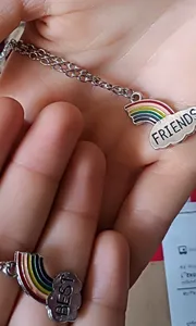 تجریه خرید گردنبند دخترانه مدل best friends بسته 2 عددی