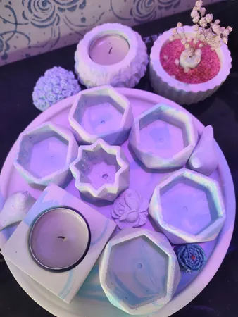 مجموعه ظروف هفت سین 10 پارچه کد 1401 طرح ابروبادی