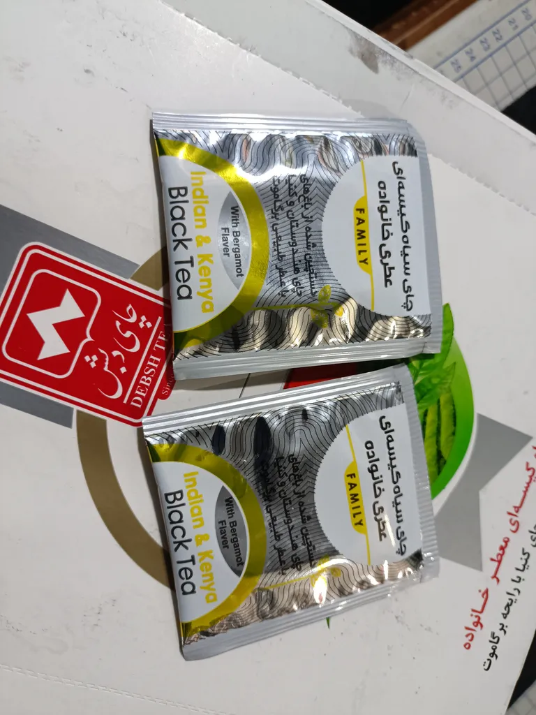 چای کیسه ای عطری خانواده چای دبش بسته 100 عددی