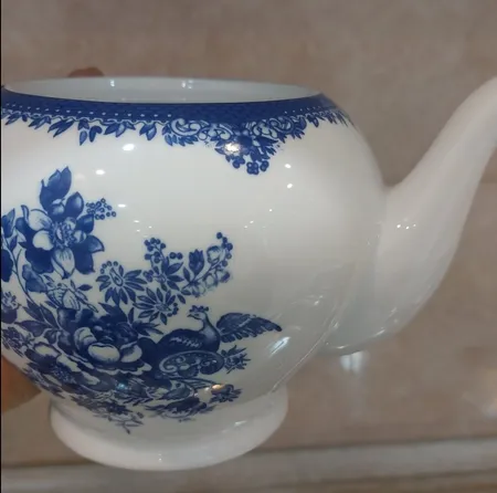 سرویس چای خوری 17 پارچه چینی زرین ایران سری ایتالیا اف مدل فلورانس درجه سه