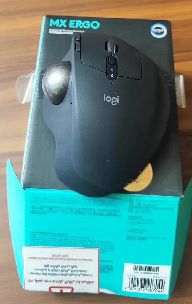 ماوس بی سیم لاجیتک مدل MX ERGO TRACKBALL