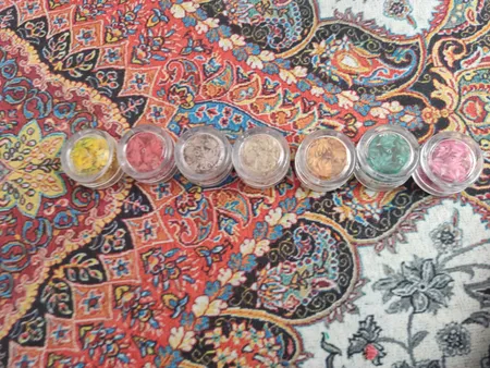 گل خشک چلیپا مدل رزین اپوکسی بسته 7 عددی