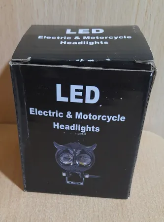 چراغ جلو موتور مدل لنزدار جغدی کد led