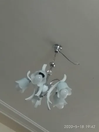 لوستر چشمه نور 5 شعله کد 888/5WT