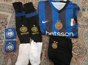 ست 5 تکه لباس ورزشی پسرانه مدل اینترمیلان طرح طارمی 2025