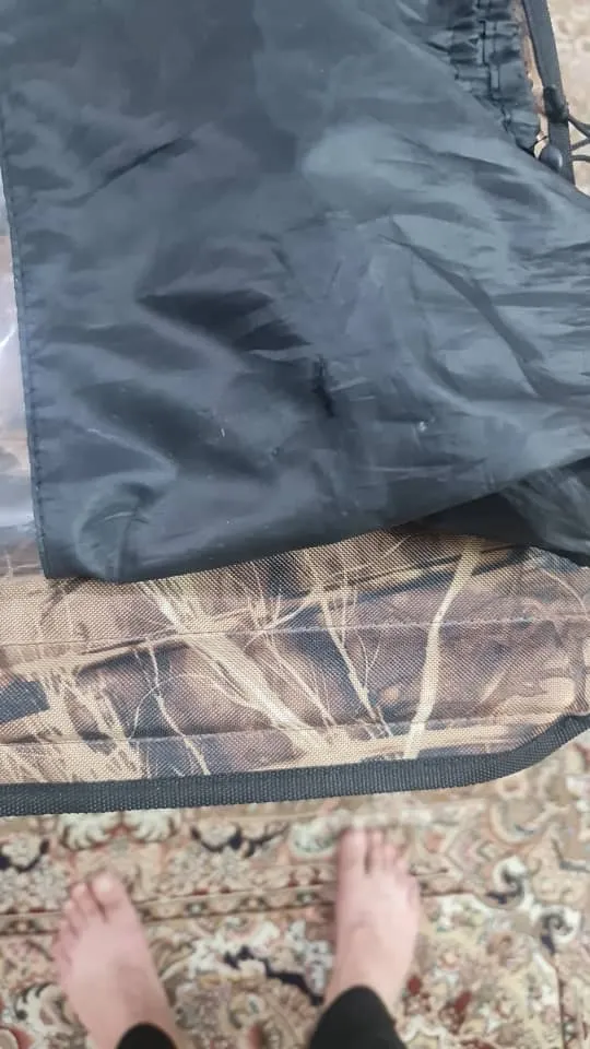 میز و صندلی تاشو سفری توریست مدل نیزاری مجموعه 3 عددی