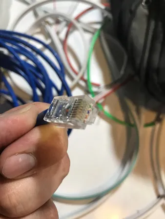 سوکت شبکه CAT6 مدل OPEN END بسته 100 عددی