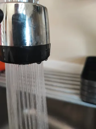 سر شیر و فشار شکن آب ظرفشویی ناب دو حالته مدل کوچک