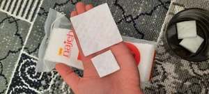 تجریه خرید پد پاک کننده آرایش صورت ناژه مدل Double Press بسته 90 عددی