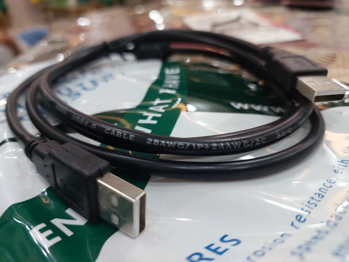 کابل لینک USB دیتالایف مدل USB A-A به طول 1.5 متر