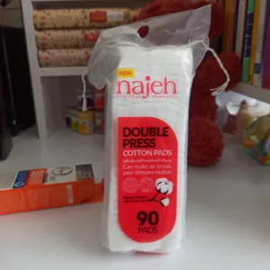 تجریه خرید پد پاک کننده آرایش صورت ناژه مدل پنبه‌ای کد 02 بسته 90 عددی