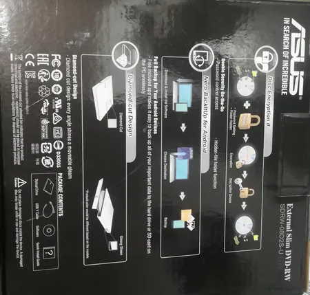 درایو DVD اکسترنال ایسوس مدل SDRW-08D2S-U Lite