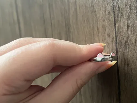 انگشتر زنانه مدل گربه گوش دار کد 872255