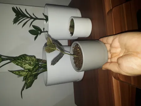 گلدان طرح استوانه مدل مهرنی 7.5-103