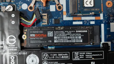 اس اس دی اینترنال PCIe Gen3 x4 سامسونگ مدل 970 EVO PLUS  ظرفیت 1 ترابایت