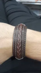 دستبند چرم وارک مدل رادوین کد rb446