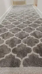 فرش ماشینی ساوین کد 4045 زمینه طوسی