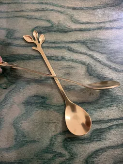 قاشق چای خوری مدل برگ کد 00601 مجموعه 6 عددی