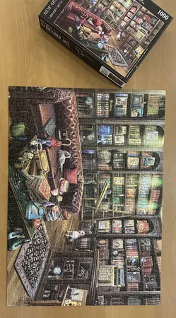 پازل 1000 تکه ریکوردی طرح کتابخانه کد 102