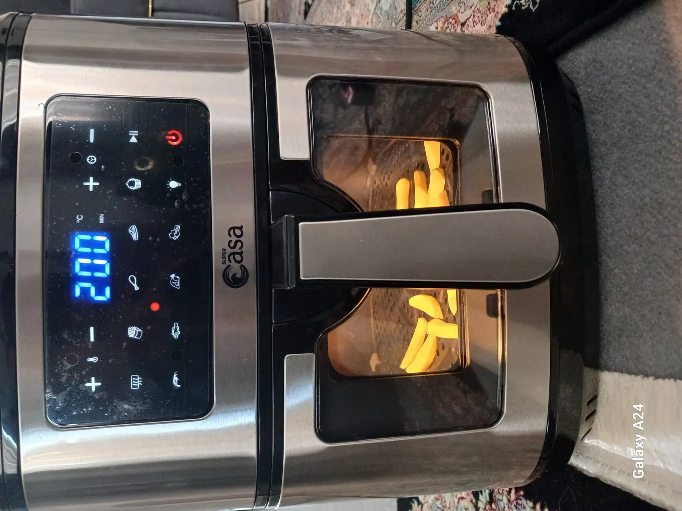 سرخ کن بدون روغن سوپر کاسا مدل دو المنته casa-8592