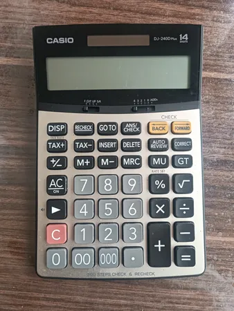 ماشین حساب کاسیو مدل DJ-240D Plus