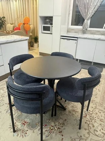 میز و صندلی ناهارخوری چهار نفره تولیدی صندلی ماهور مدل پارمیس