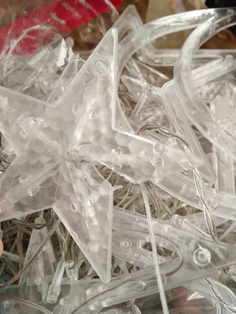 ریسه ال ای دی مدل ماه و ستاره بزرگ نامتقارن کد ASFS52 طول 2.5 متر