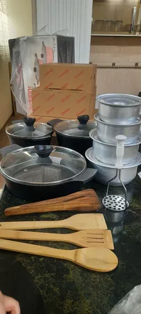 کفگیر چوبی کد AR92 مجموعه 3 عددی