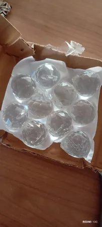 کریستال لوستر مدل گوی 30 بسته 10 عددی