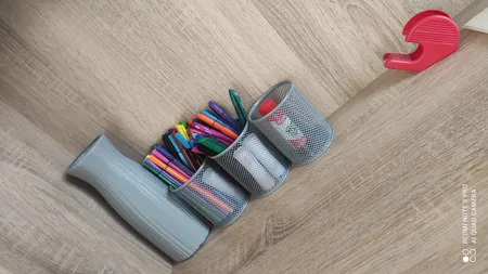 جامدادی رومیزی مدل CH101S بسته 3 عددی