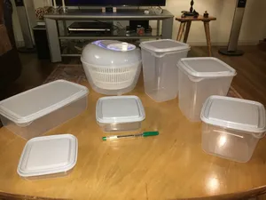 تجریه خرید ست ظروف نگهدارنده و سبزی خشک کن همارا مدل G-SP-02