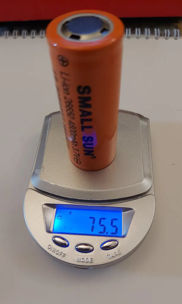 باتری لیتیوم-یون قابل شارژ اسمال سان کد cmp-26650 ظرفیت 4800 میلی آمپرساعت